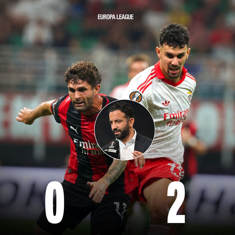 Europa League đêm qua: Milan thua đau ở San Siro trong ngày Amorim tái ngộ đội bóng cũ - Ảnh 2. Europa League đêm qua: Milan thua đau ở San Siro trong ngày Amorim tái ngộ đội bóng cũ - Ảnh 2.