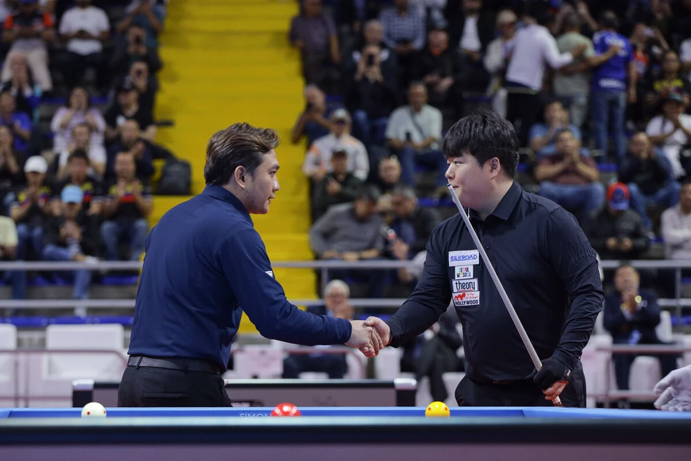 Trần Thanh Lực thua đầy tiếc nuối trước cơ thủ số một thế giới ở chung kết World Cup - Ảnh 1.