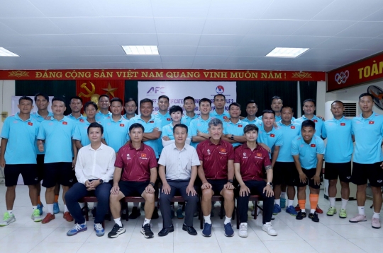 Conclusion of the AFC/VFF 'B' License Football Coach Course