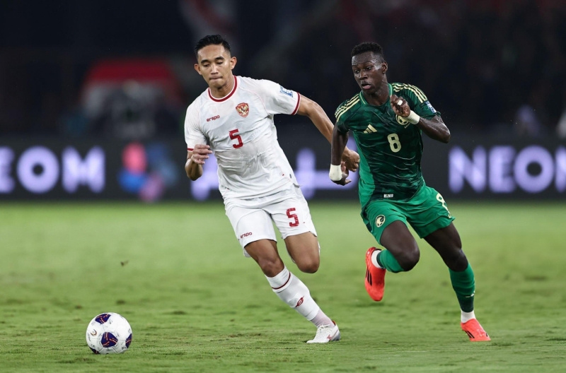 Live: Indonesia vs Saudi Arabia, 00:15 on October 9th