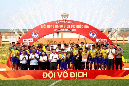 Hanoi officially completes the collection of youth championship titles