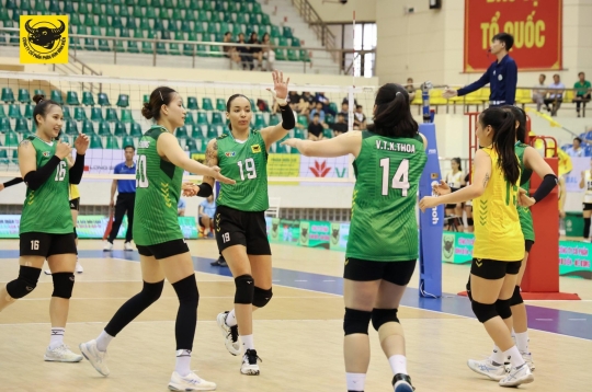 Live volleyball women's match VTV Bình Điền Long An vs VietinBank, 16:00 today March 23