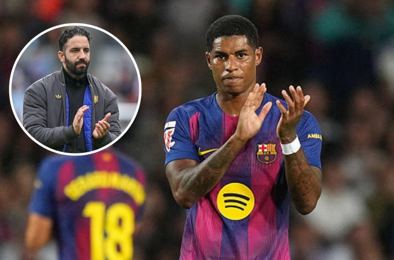 Shining brightly at Barca, Rashford sends a message to MU and Amorim