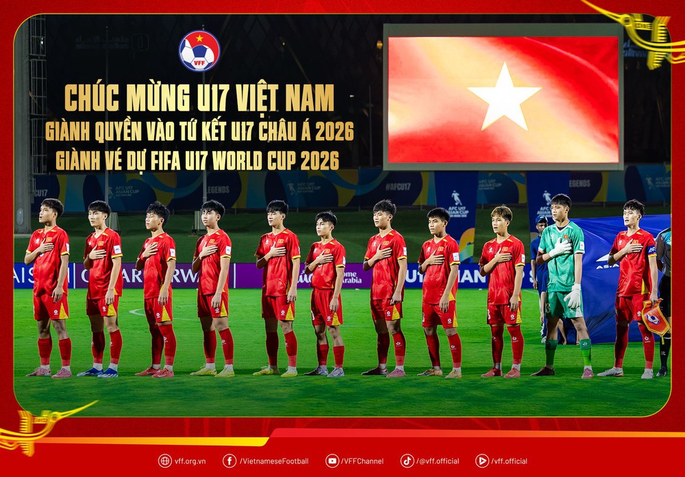 Giành vé đi World Cup, U17 Việt Nam được thưởng 'nóng' 1 tỷ đồng - Ảnh 2.