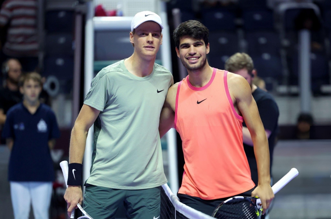 Live tennis: Carlos Alcaraz vs Jannik Sinner, 1:00 AM on October 19
