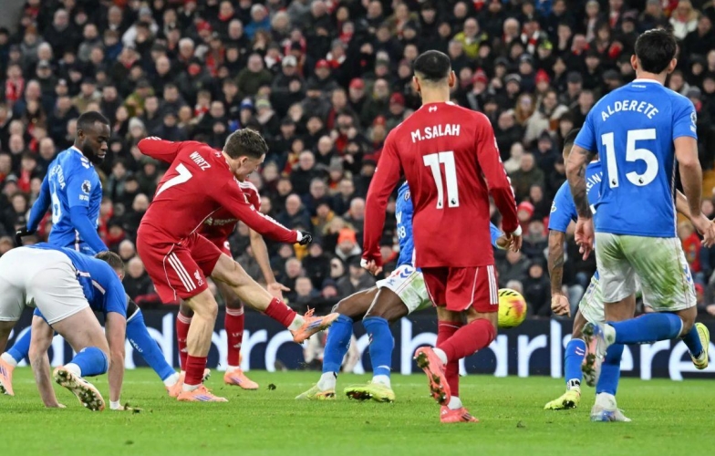 Florian Wirtz had his first goal for Liverpool disallowed