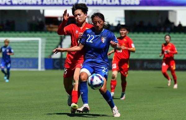 2026 Asian Women's Football Championship: Vietnam Women's Team Suffers Defeat Against Chinese Taipei
