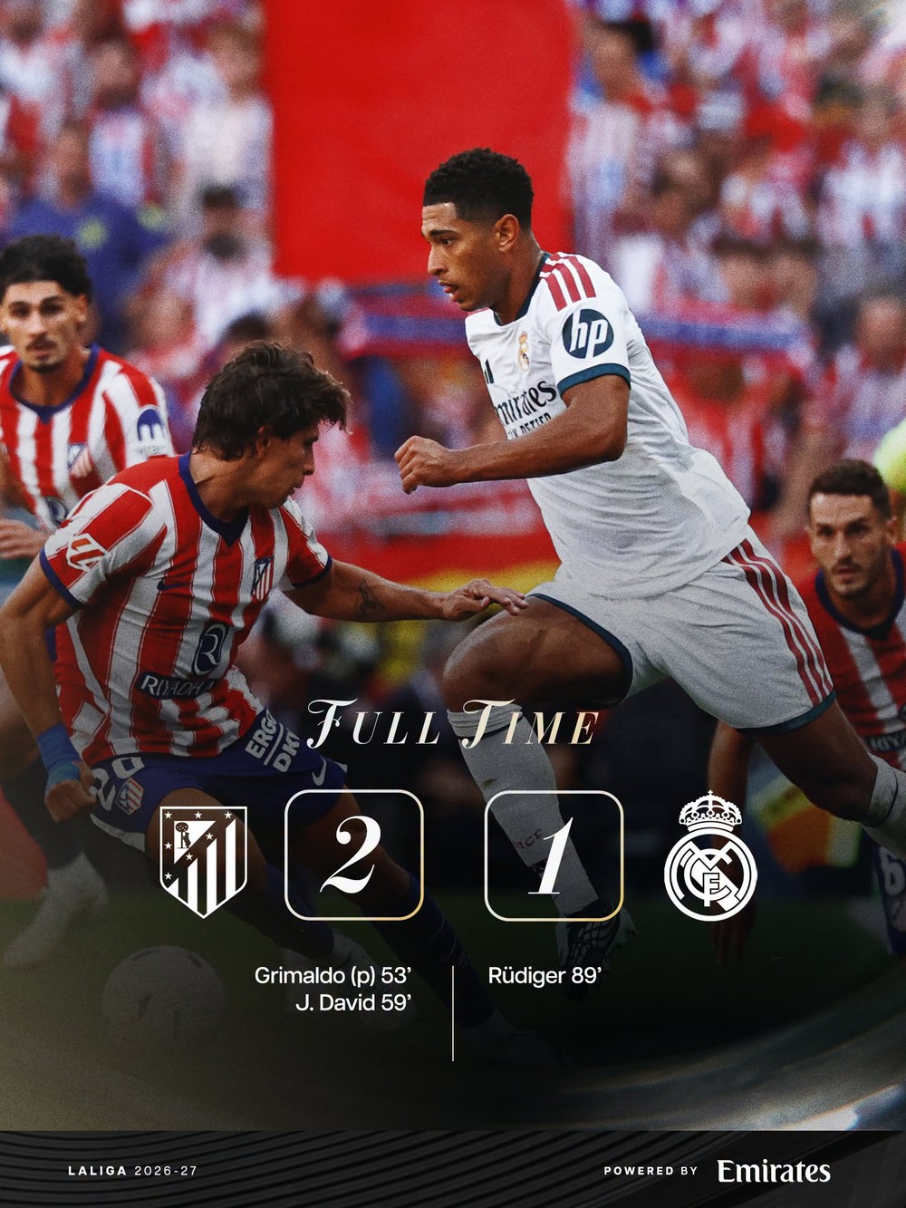 Huijsen nhận thẻ đỏ, Real Madrid bị nhấn chìm ở trận derby Madrid - Ảnh 1. Huijsen nhận thẻ đỏ, Real Madrid bị nhấn chìm ở trận derby Madrid - Ảnh 1.