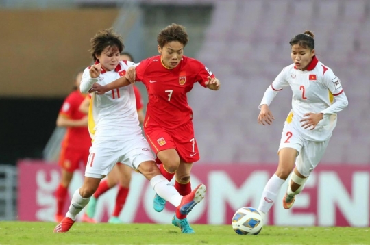 Live stream link for Vietnam women's national team vs China, February 10