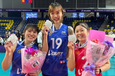 Vietnamese women's volleyball star bids farewell to Mongolian runner-up club