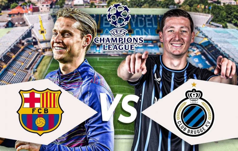 Live: Barca vs Club Brugge, 3:00 AM today, 6/11