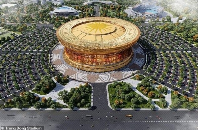 British media reports that Vietnam is building a stadium twice the size of Manchester United’s Old Trafford.