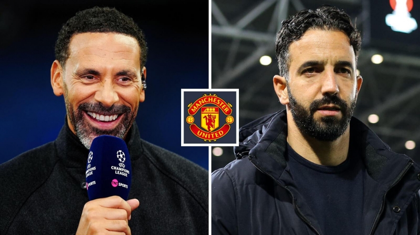 Amorim vẫn chưa thuyết phục được Ferdinand. (Ảnh: TEAMtalk)