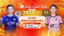 Live stream link for Hanoi vs Thanh Hoa football match at 19:15 today, V-League round 5