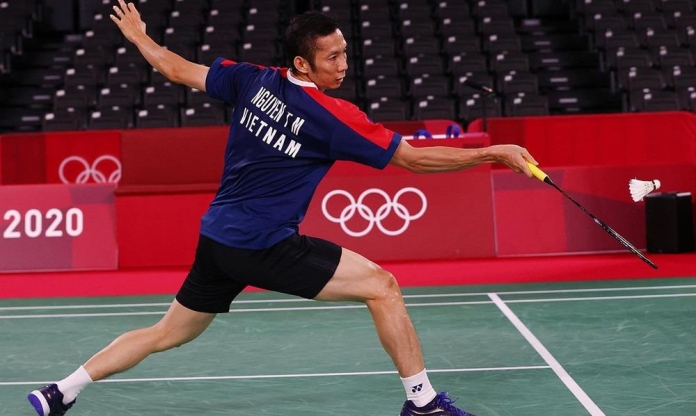 Hai thái cực của vợ chồng Tiến Minh tại giải cầu lông Vietnam Open 2025