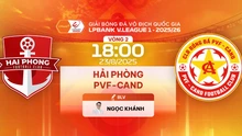 海防對PVF-CAND足球賽事直播連結，今晚18:00，2025-26賽季V聯賽第二輪
