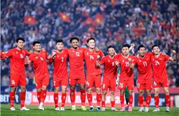 The Vietnam national team has climbed 3 places in the FIFA rankings.