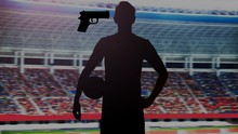 An English Premier League star was threatened at gunpoint while walking down the street.
