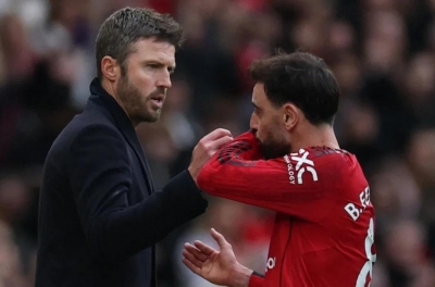 Michael Carrick speaks directly about Manchester United's title chances.