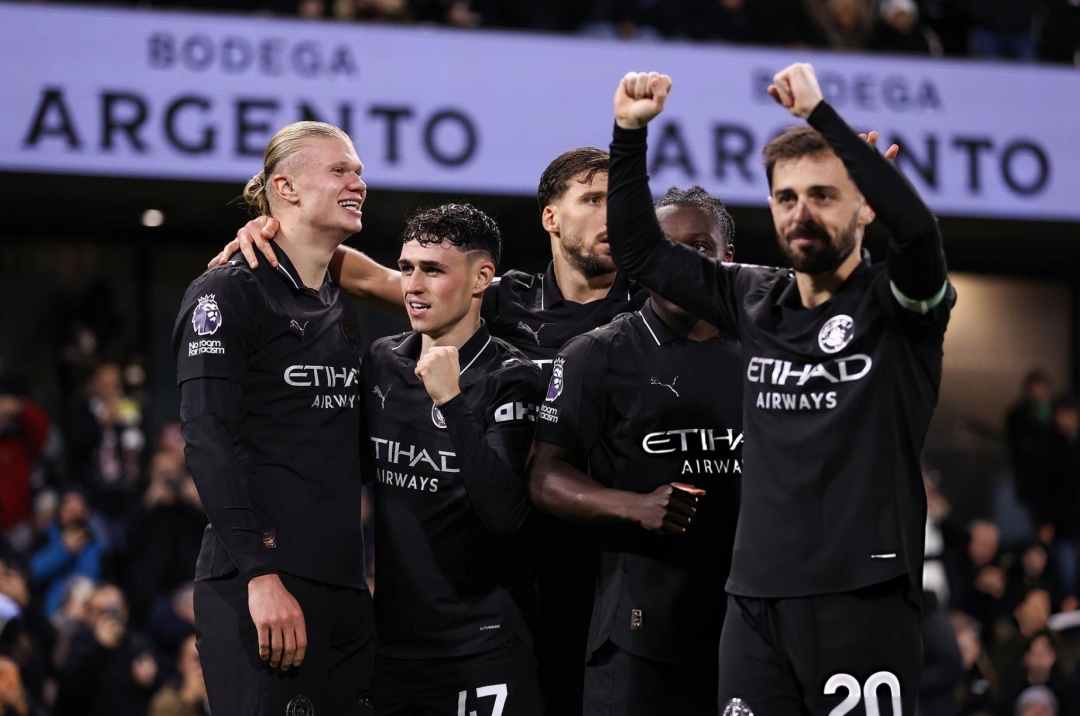 Man City defeats Fulham in a thrilling 9-goal chase