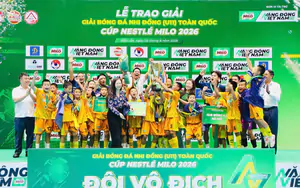 Hanoi Club claimed the national U11 championship trophy at the 2026 Nestlé MILO Cup.