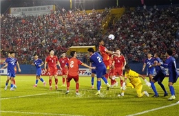 The Vietnam national team defeated Nepal 3 - 1 in the 2027 Asian Cup qualifiers.