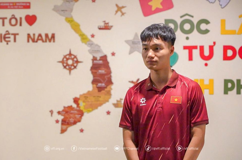 The U23 Vietnamese midfielder officially makes history