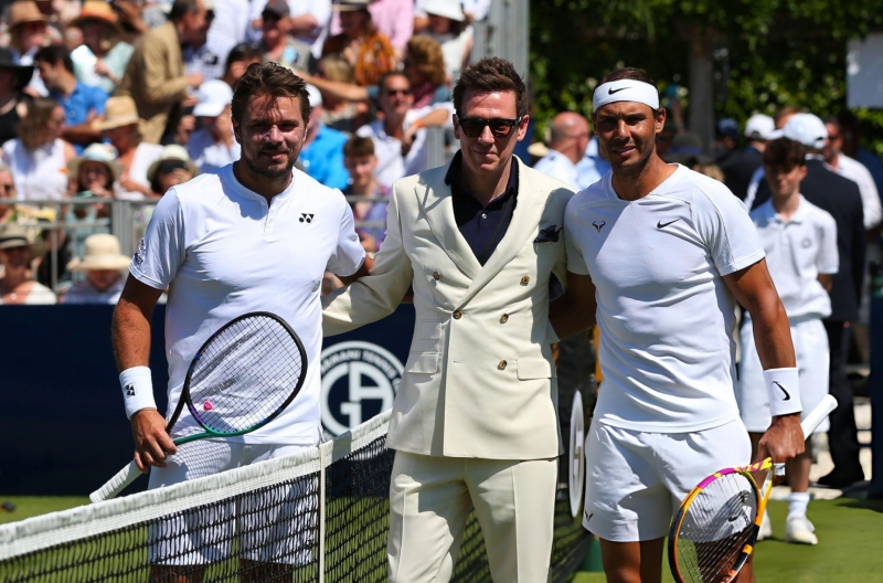 Coming from behind to defeat France's number one player, Wawrinka matches Nadal's record