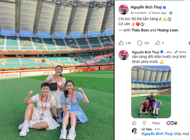 ASIAD 2026: Bích Thùy có động thái đặc biệt trước trận ra quân khiến người hâm mộ "cười bò" - Ảnh 1. ASIAD 2026: Bích Thùy có động thái đặc biệt trước trận ra quân khiến người hâm mộ "cười bò" - Ảnh 1.
