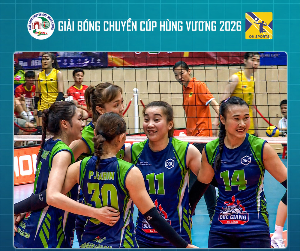 HCĐG đánh bại VTV Bình Điền Long An 3-1, vào chung kết cúp Hùng Vương 2026