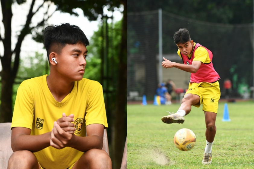 Cầu thủ U14 giải thích màn ăn mừng 'Xin cha bỏ bia' gây sốt MXH 730302