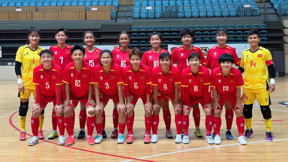 Đội futsal nữ Việt Nam sẵn sàng cho SEA Games 2025