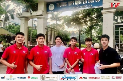 Vietnamese U19 players take national high school exam in 2026 right after returning home