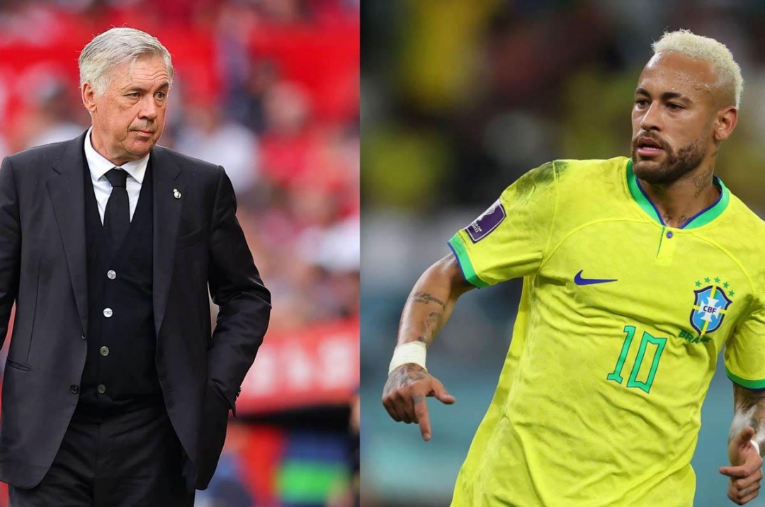Ancelotti sets a deadline for Neymar to secure his place with Brazil for the 2026 World Cup