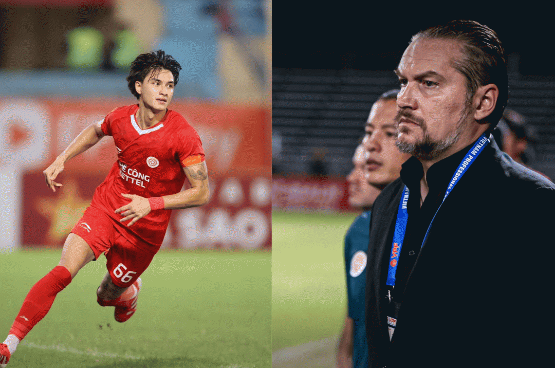 Coach Popov exclaimed something about the European-class overseas Vietnamese player