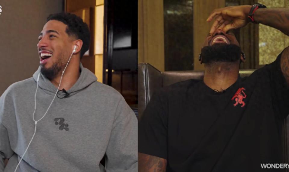 They said the person they were talking about was me! Haliburton revealed his true feelings about sitting on the Olympic bench, making LeBron laugh out loud.