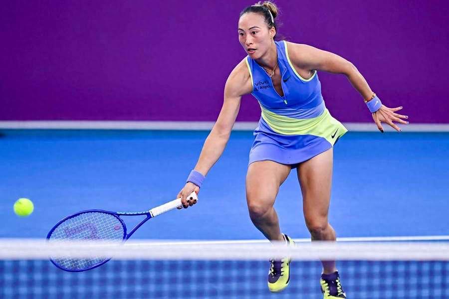 Zheng Qinwen's name was mispronounced as Wang Xiyu in an Indian Wells promotional video, sparking discussion among international fans.
