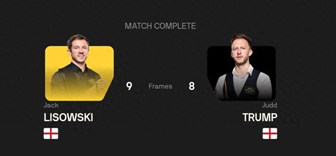 Snooker Northern Ireland Open Report: Lisowski Triumphs 9-8 Over Trump, The Eternal Runner-Up Finally Crowned