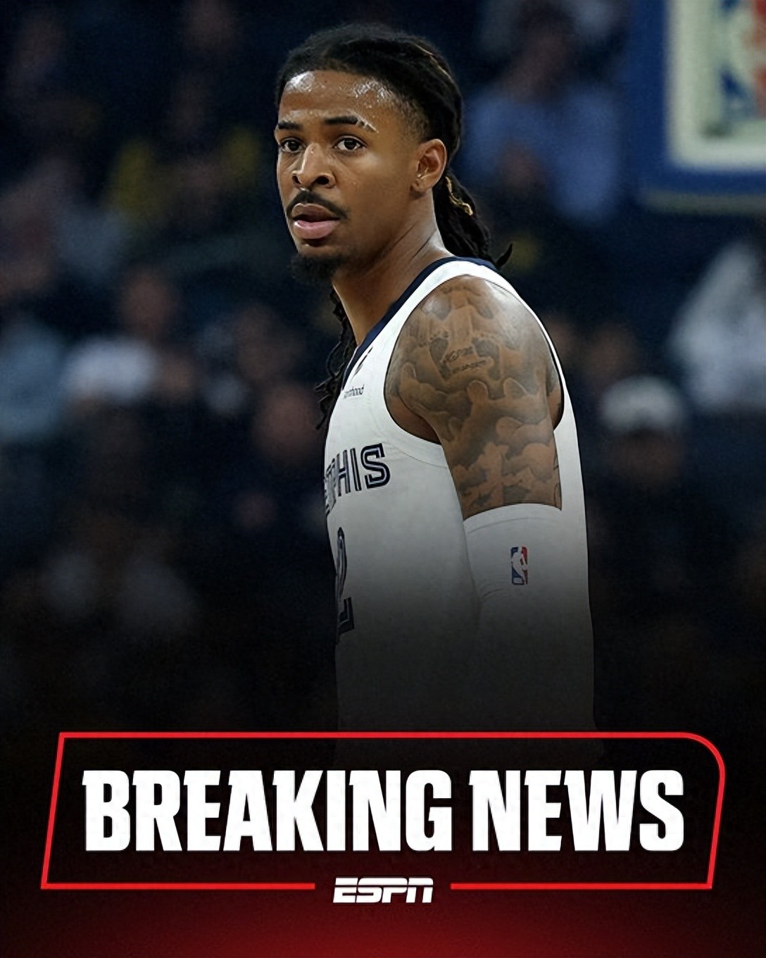 The Grizzlies officially announce a one-game suspension for Morant! Citing behavior that caused a negative impact and a salary loss of $270,000.