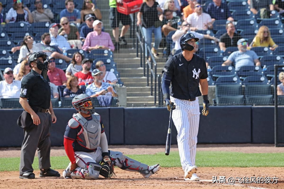 Yankees' "Left-Handed Version" Judge Homers Again, All Three Hits in Four Preseason Games Are Home Runs