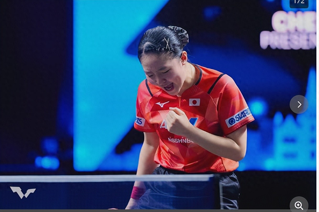 The first sister of Japanese table tennis, Zhang Benmeihe, participated in the World Table Tennis Championships for the first time, and she played three events alone