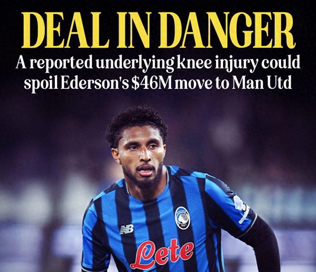 Schrödinger's Ederson! Manchester United's £39 million deal reportedly collapses, with knee injury concerns and Carrick not wanting him