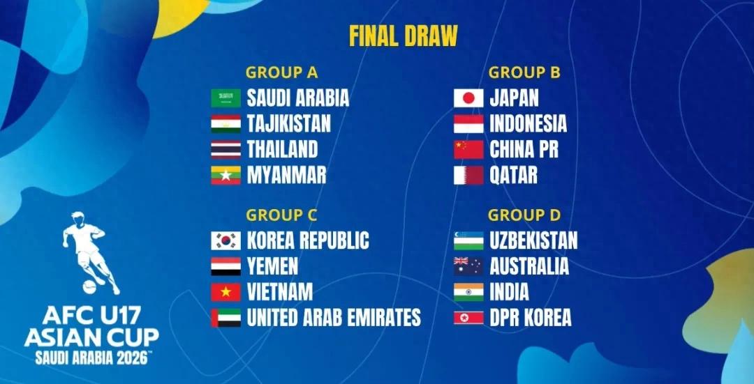 Meeting again after a double victory! The U17 Asian Cup national youth team faces Indonesia once more, with the opponent possibly calling up more naturalized players.