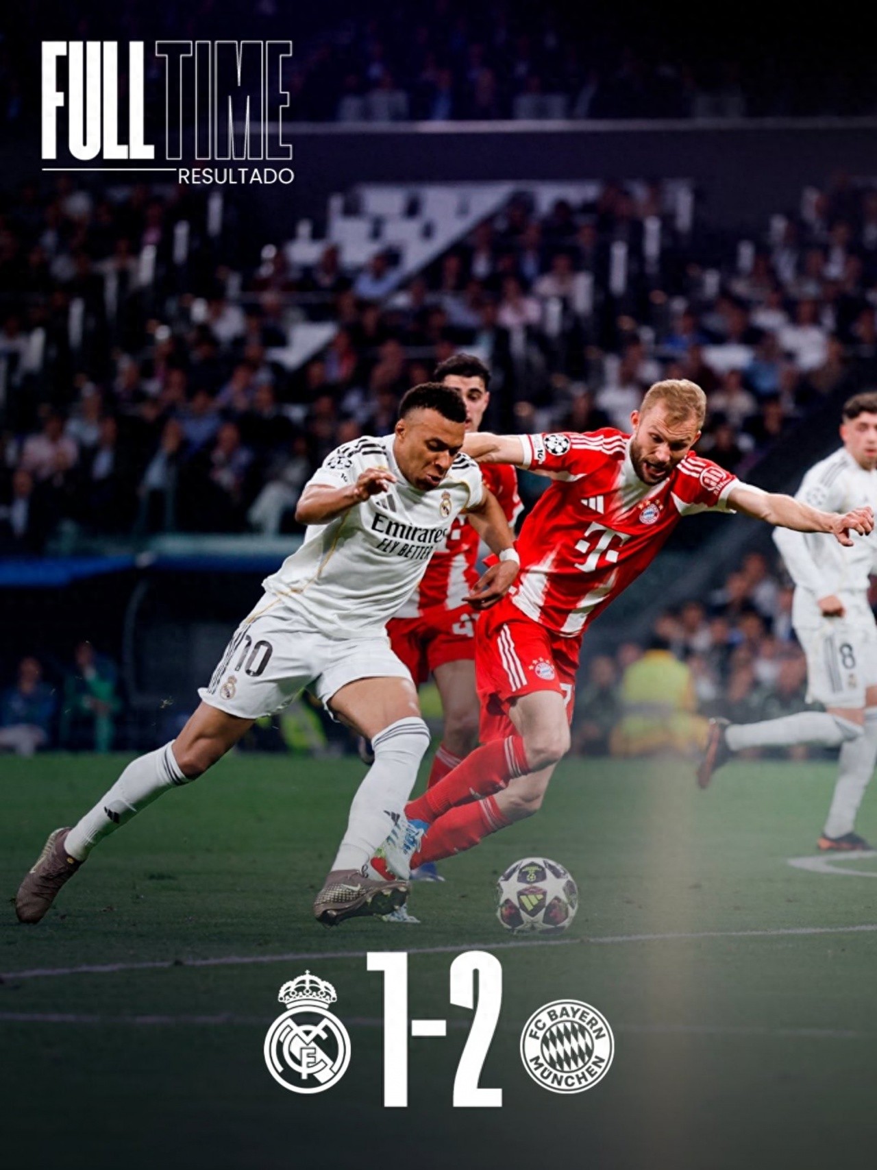 Is it a double emptiness? Real Madrid trails by 7 points in La Liga, and the Champions League comeback is difficult, with the Copa del Rey elimination.