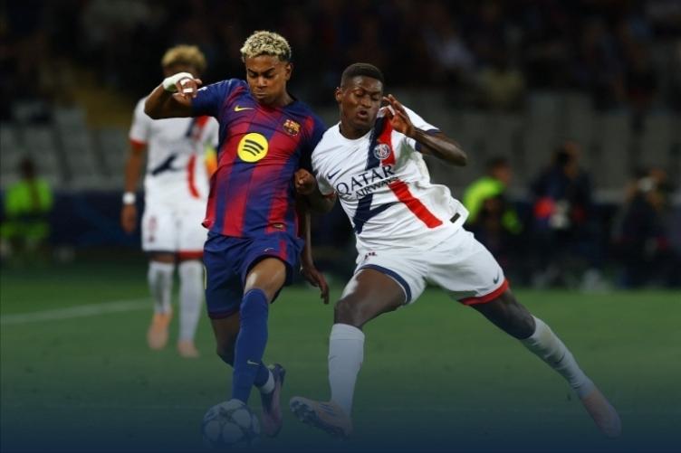 Rashford provided consecutive assists but couldn’t save the team; Portuguese striker scored a last-minute winner as Paris overturned Barca 2-1.