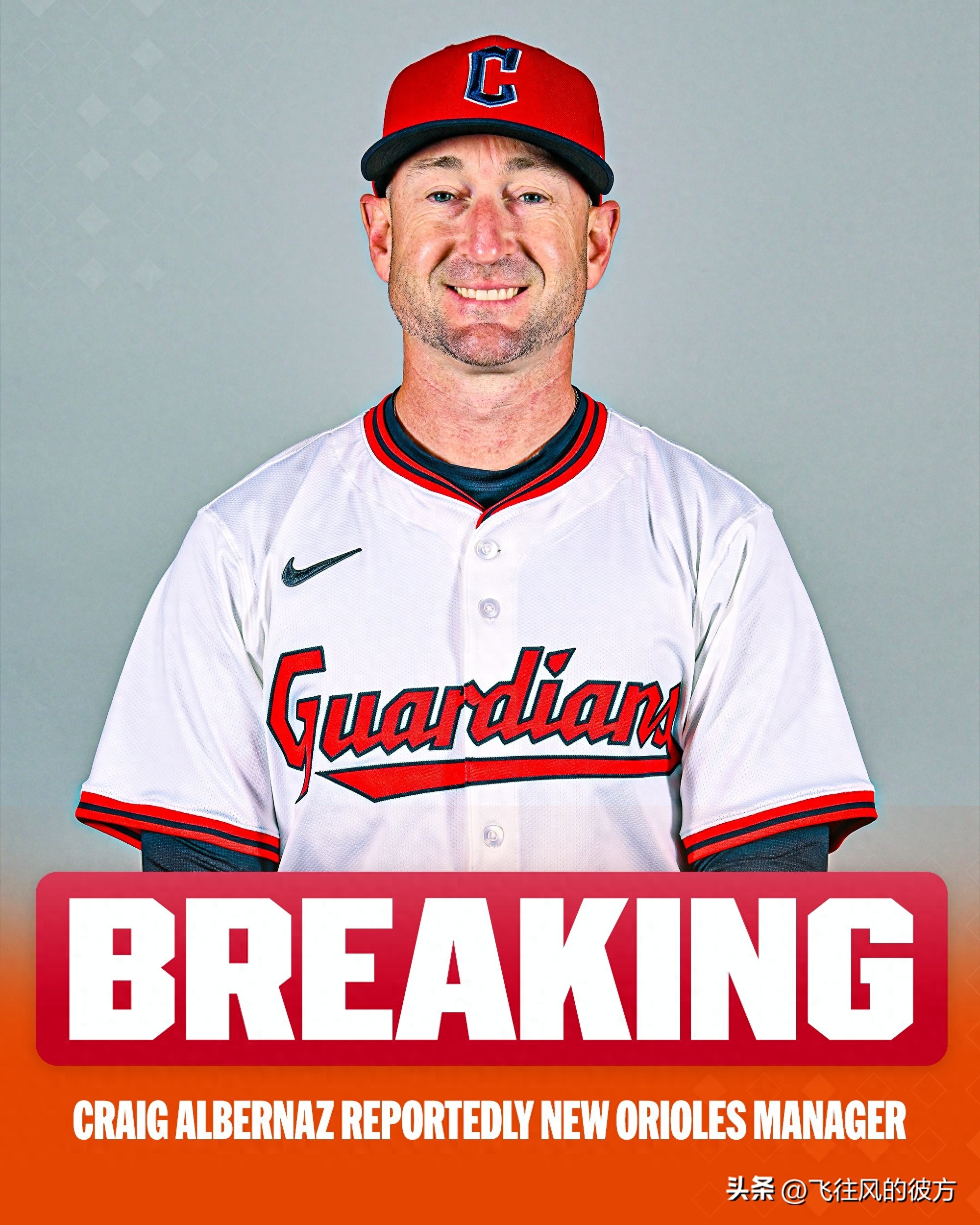 The Baltimore Orioles have appointed Craig Albernaz, the assistant coach of the Guardians, as their new head coach.