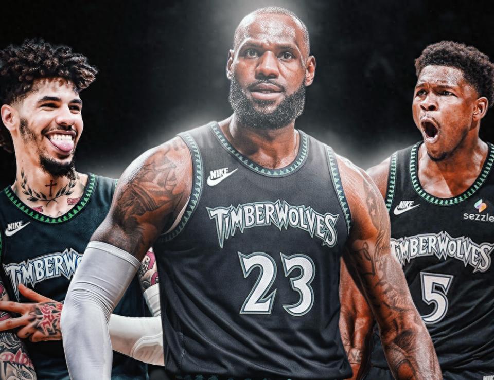 Exposed: Timberwolves making a full-court press to recruit James! Urging him to team up with Ant for a championship run, believing it could reshape the GOAT debate.