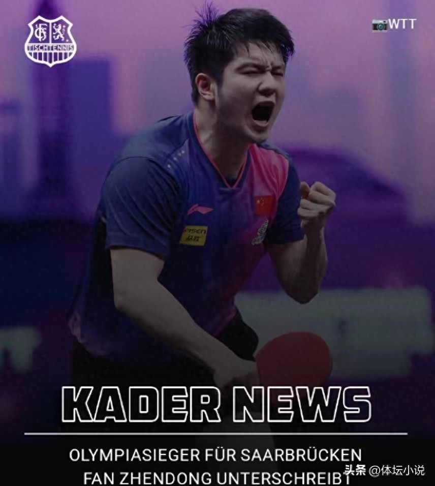 Fan Zhendong joined the Bundesliga, which is equivalent to NBA superstars joining the CBA, or these three reasons