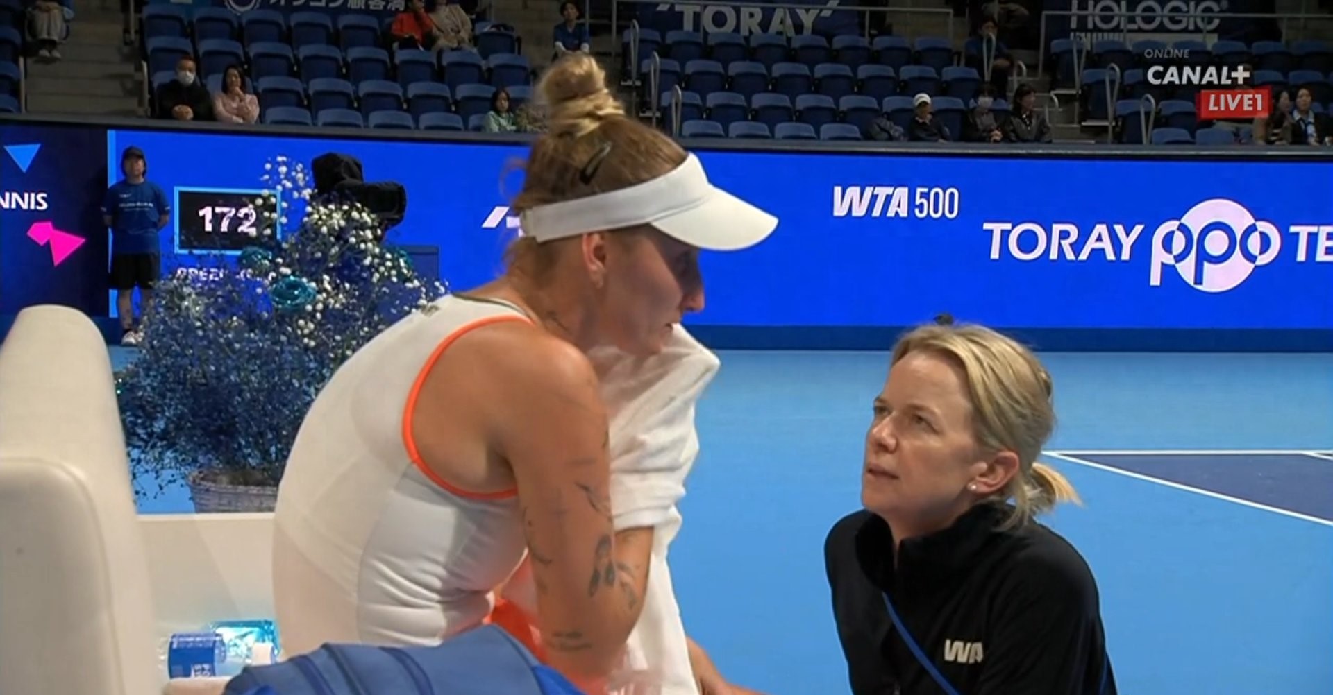 Run if you can’t win? Vondrousova firmly fires back at Pliskova