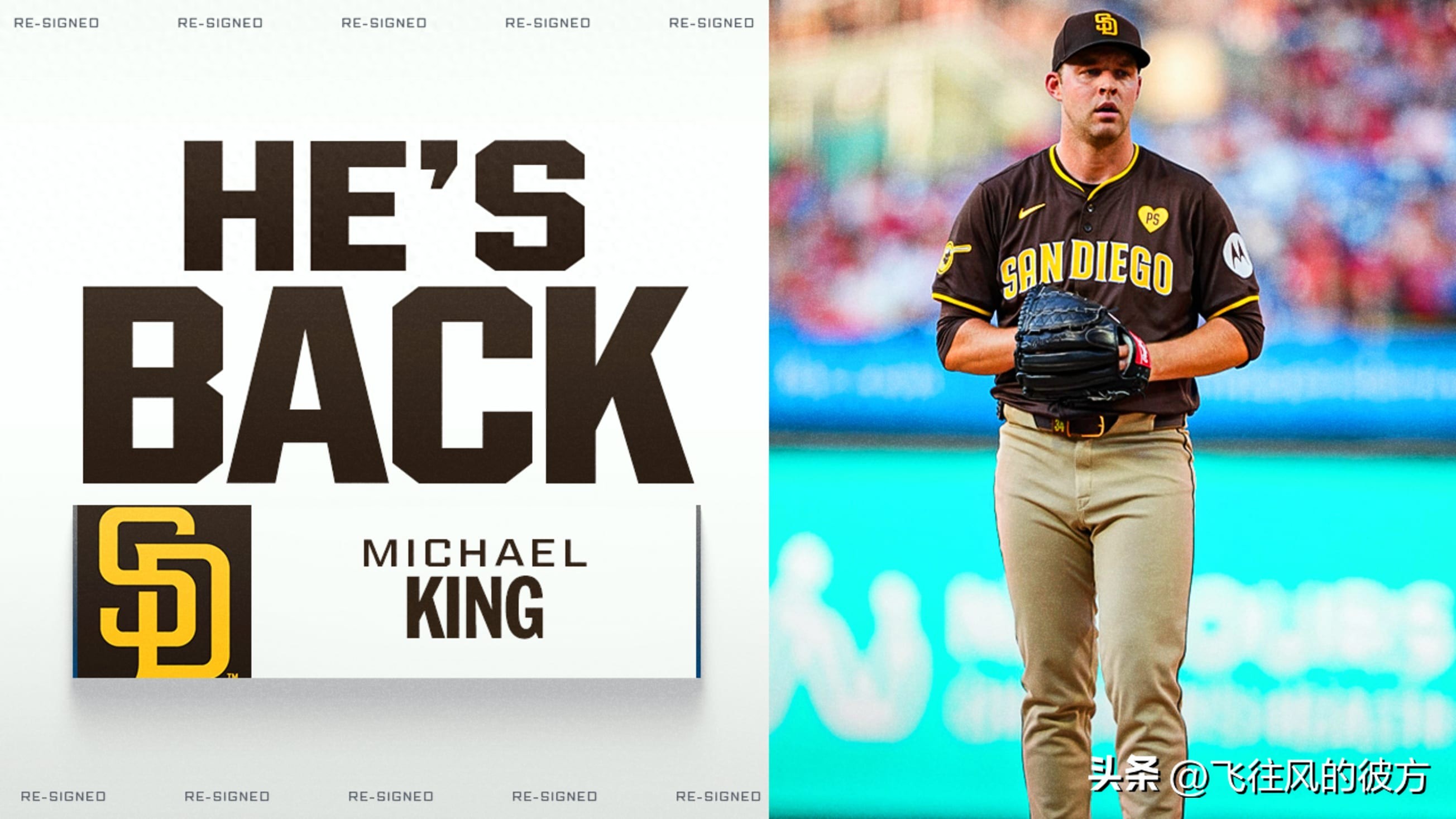 San Diego Padres secure right-hander Michael King with a three-year, $75 million contract extension, adding a crucial piece to their starting rotation.